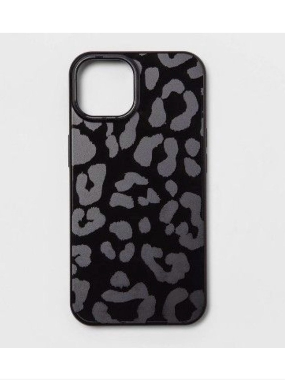 Heyday Apple iPhone 13 Case - Black Leopard Print